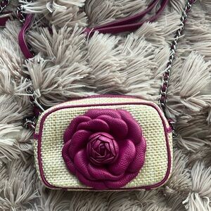 Brighton Rosie Straw “camera” bag